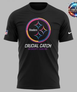 Pittsburgh Steelers Crucial Catch Intercept Cancer 2024 T-Shirt