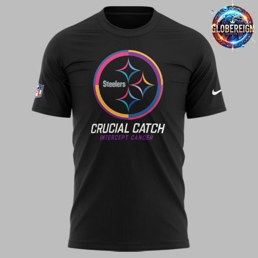 Pittsburgh Steelers Crucial Catch Intercept Cancer 2024 T-Shirt