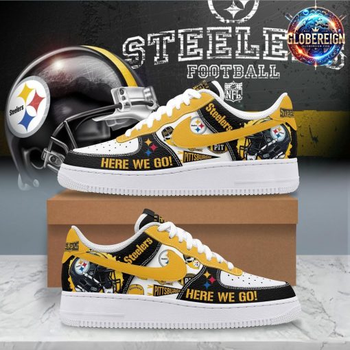 Pittsburgh Steelers Here We Go Nike Air Force 1