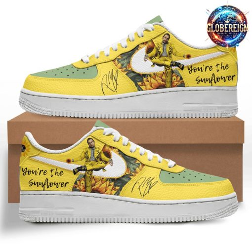 Post Malone Sunflower Limited Edition Air Force 1