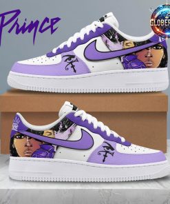 Prince x Nike Limited Editon Purple Air Force 1