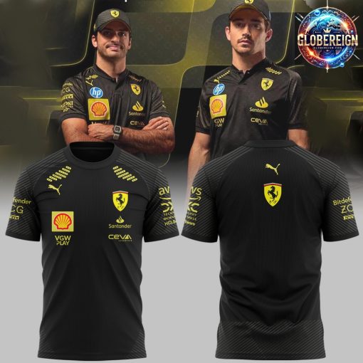 Scuderia Ferrari Italian GP 2024 Black T-Shirt