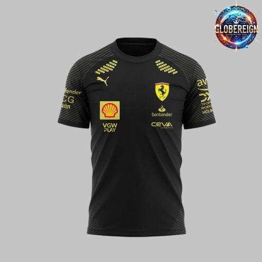 Scuderia Ferrari Italian GP 2024 Black T-Shirt