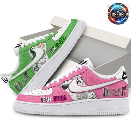 Wicked Team Elphaba x Team Glinda Nike Air Force 1