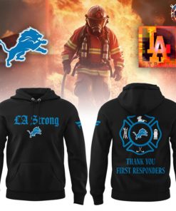 2025 Detroit Lions Thank You First Responders Limited Edition Hoodie