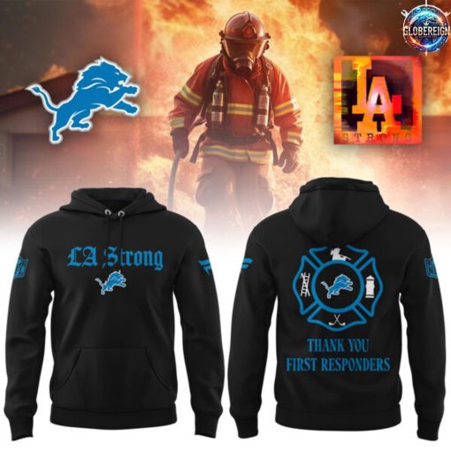 2025 Detroit Lions Thank You First Responders Limited Edition Hoodie