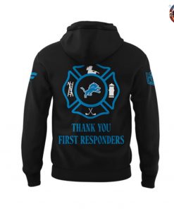 2025 Detroit Lions Thank You First Responders Limited Edition Hoodie