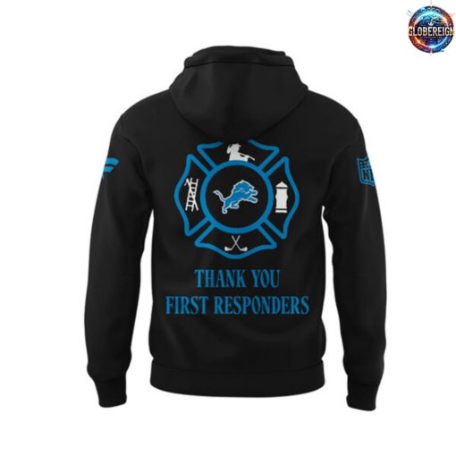 2025 Detroit Lions Thank You First Responders Limited Edition Hoodie