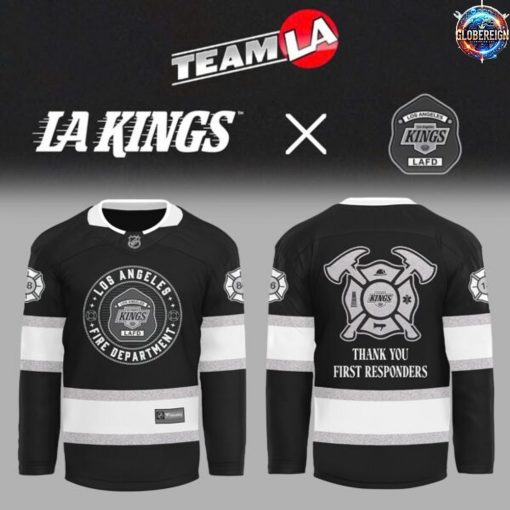 2025 Los Angeles Kings Thank You First Responders Limited Edition Hockey Jersey