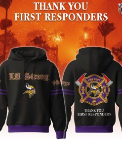 2025 Minnesota Vikings Thank You First Responders Limited Edition Hoodie