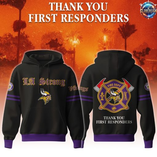 2025 Minnesota Vikings Thank You First Responders Limited Edition Hoodie