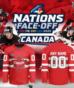 4 Nations Face-Off 2025 Canada Team Special Edition Hockey Jersey