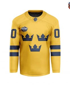 4 Nations Face-Off 2025 Swedish Team Special Edition Hockey Jersey