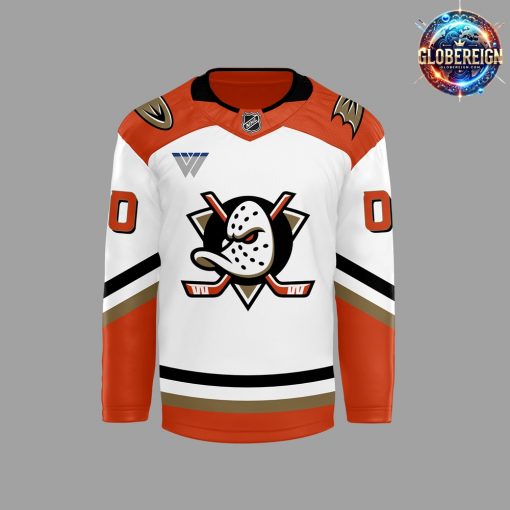 Anaheim Ducks Hockey Black 2024 White Hockey Jersey