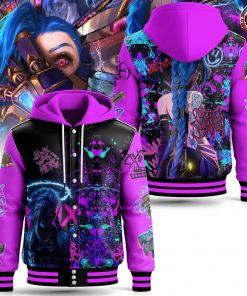 Arcane Jinx WAS Here Limited Edition Hooded Baseball Jacket