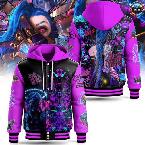 Arcane Jinx WAS Here Limited Edition Hooded Baseball Jacket