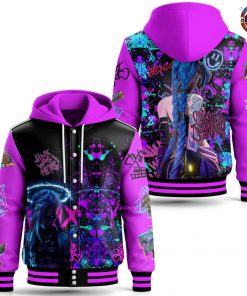 Arcane Jinx WAS Here Limited Edition Hooded Baseball Jacket