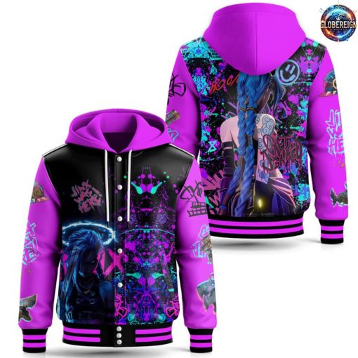 Arcane Jinx WAS Here Limited Edition Hooded Baseball Jacket