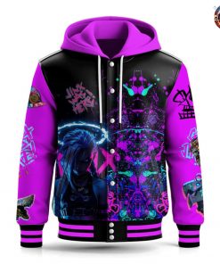 Arcane Jinx WAS Here Limited Edition Hooded Baseball Jacket