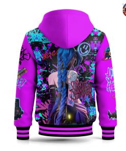 Arcane Jinx WAS Here Limited Edition Hooded Baseball Jacket