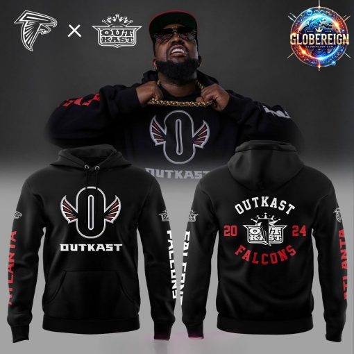 Atlanta Falcons x Outkast 2024 Special Black Hoodie