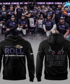 Baltimore Ravens 2024 AFC North Division Champions Hoodie