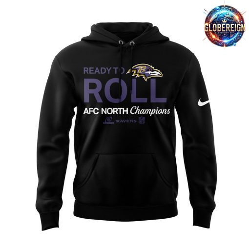 Baltimore Ravens 2024 AFC North Division Champions Hoodie