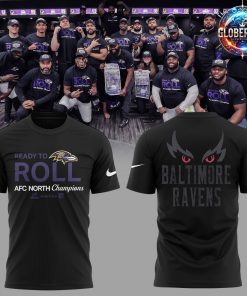 Baltimore Ravens 2024 AFC North Division Champions T-Shirt