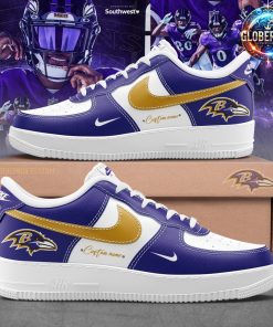 Baltimore Ravens Custom Nike Air Force 1