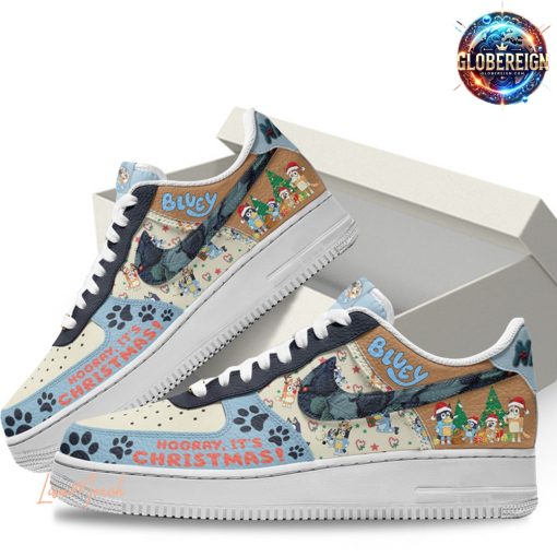 Bluey “Hooray, It’s Christmas” Nike Air Force 1