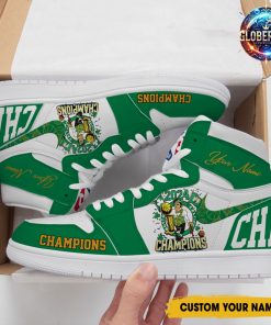 Boston Celtics NBA Finals Champions Customized Air Jordan 1 Shoes