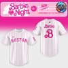 Boston Red Sox Barbie Night 2024 Baseball Jersey