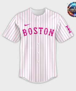 Boston Red Sox Barbie Night 2024 Stripe Baseball Jersey