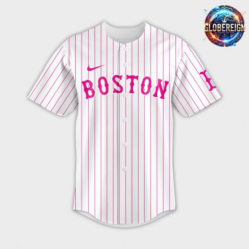 Boston Red Sox Barbie Night 2024 Stripe Baseball Jersey