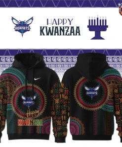 Charlotte Hornets Happy Kwanzaa 2025 Hoodie