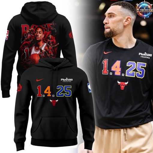 Chicago Bulls 1.4.25 Derrick Rose Limited Edition Hoodie