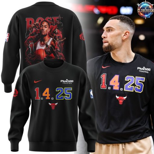 Chicago Bulls 1.4.25 Derrick Rose Limited Edition Sweatshirt