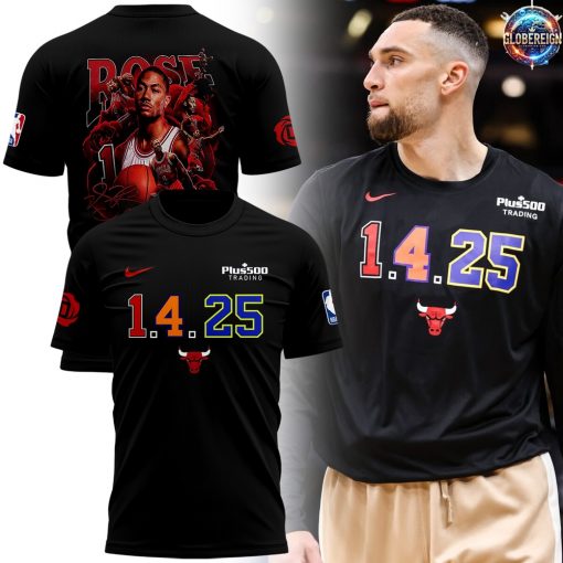 Chicago Bulls 1.4.25 Derrick Rose Limited Edition T-Shirt