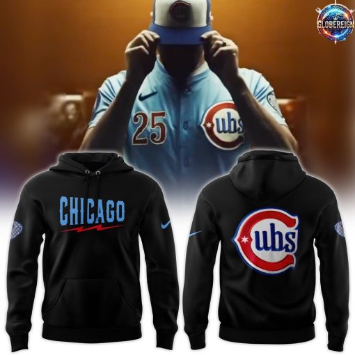 Chicago Cubs Blue Alternate Special Edition Black Hoodie