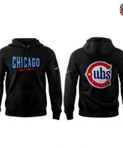 Chicago Cubs Blue Alternate Special Edition Black Hoodie