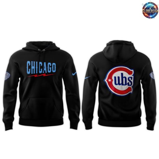 Chicago Cubs Blue Alternate Special Edition Black Hoodie