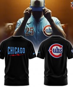 Chicago Cubs Blue Alternate Special Edition Black T-Shirt