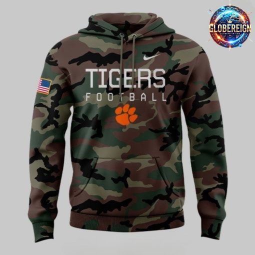 Clemson Tigers Military Appreciation 2024 Camo Hoodie