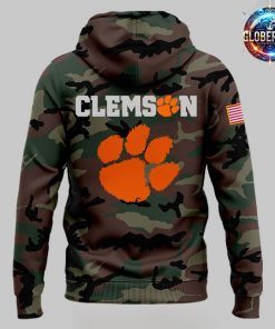 Clemson Tigers Military Appreciation 2024 Camo Hoodie