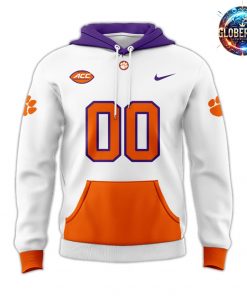 Clemson Tigers Nike Custom 2024 White Hoodie