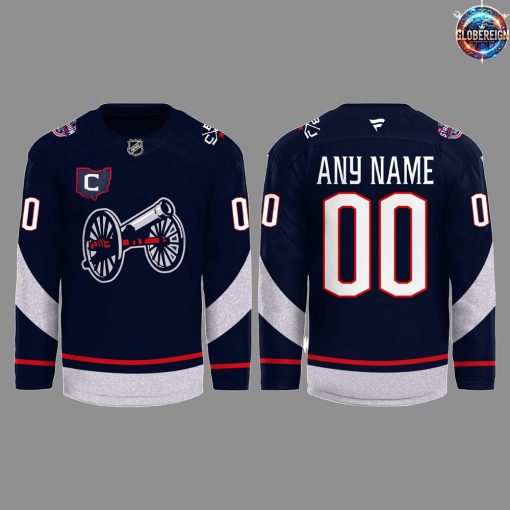 Columbus Blue Jackets 2025 Stadium Series Custom Hockey Jersey