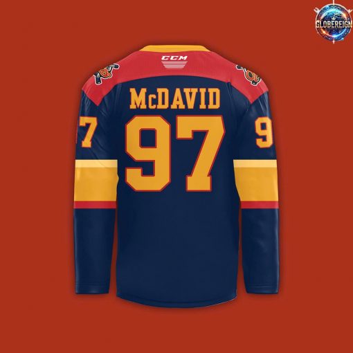 Connor McDavid Retirement Night Limited Edition Erie Otters Hockey Jersey