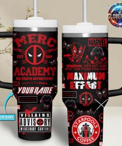 Deadpool Merc Academy Stanley Tumbler Cup