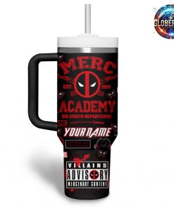 Deadpool Merc Academy Stanley Tumbler Cup