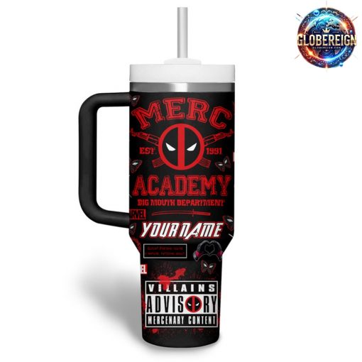 Deadpool Merc Academy Stanley Tumbler Cup